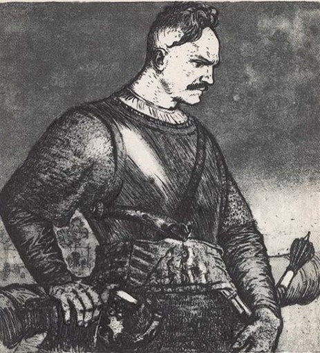 Image - An engraving of Severyn (Semerii) Nalyvaiko.